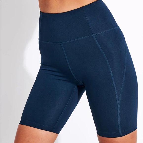 girlfriend collective Pants - Girlfriend Collective blue seamless bike short
